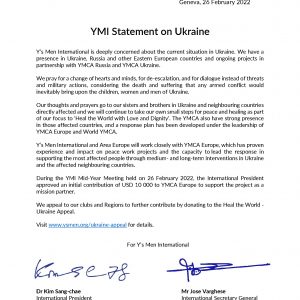 YMI Statement on Ukraine