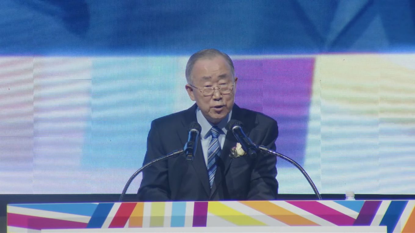 Ban Ki-moon Addresses Korean Convention