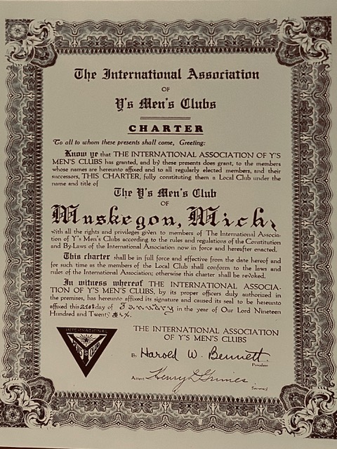 Y’s Men’s Club of Muskegon Marks 100 Years Y’s Men’s Club of Muskegon Marks 100 Years