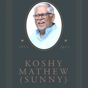 YMI Mourns Koshy Mathew